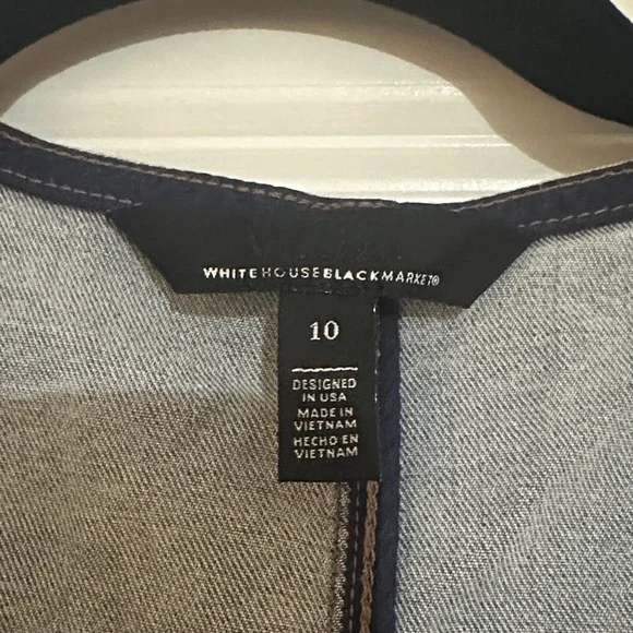 White House Black Market Denim Vest Top - Picture 2 of 6